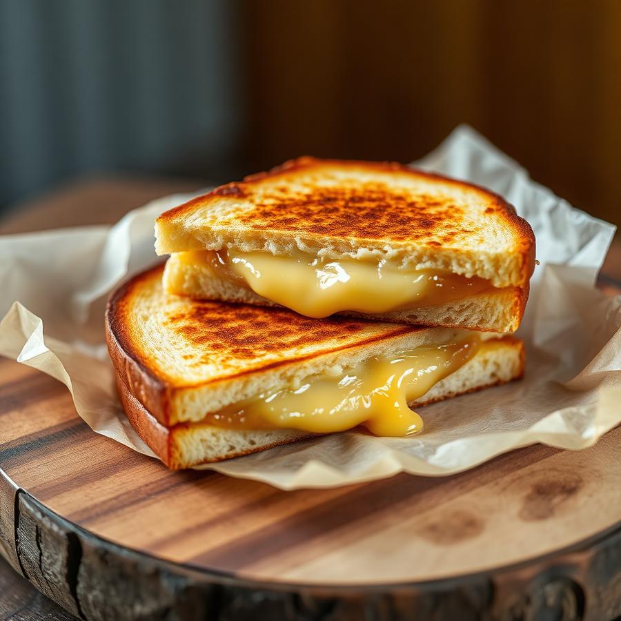 The Classic Grilled Cheese — homemade soup from College Soups in East Indianapolis