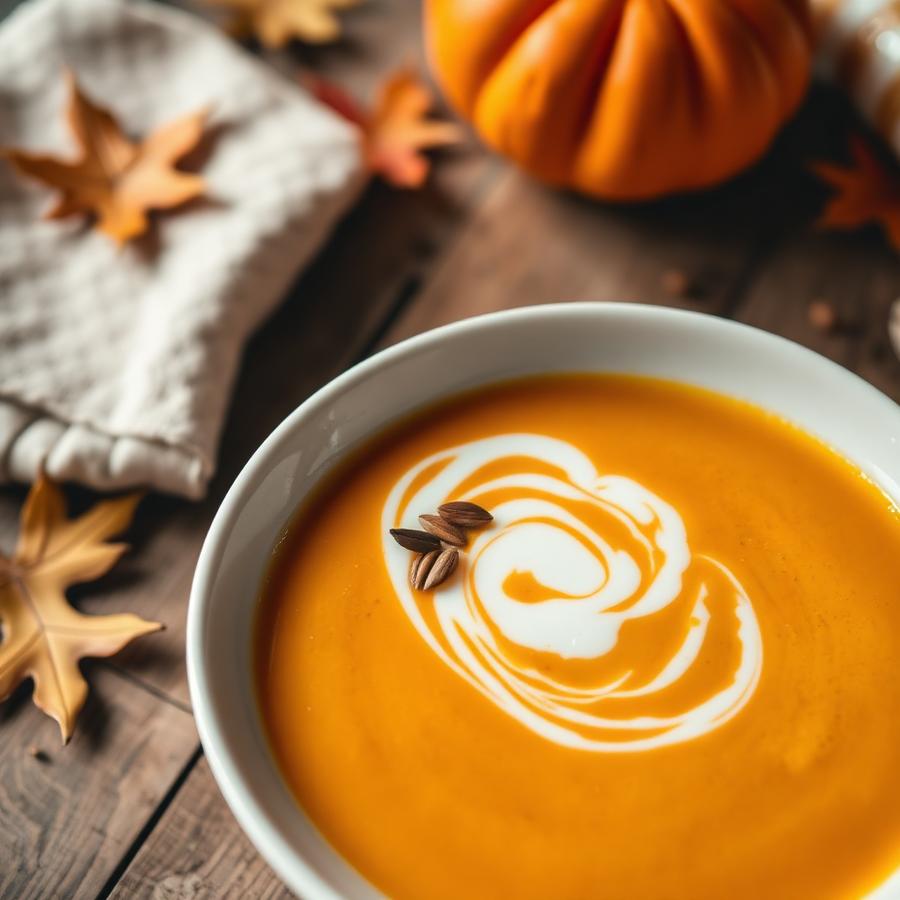 Harvest Butternut Squash — homemade soup from College Soups in East Indianapolis